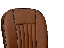 Hazelnut with Black Piping